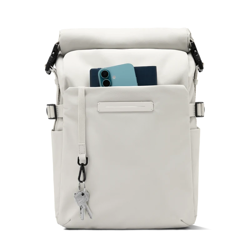 Shibuya Rolltop Backpack / Sand Grey / Recycled Nylon