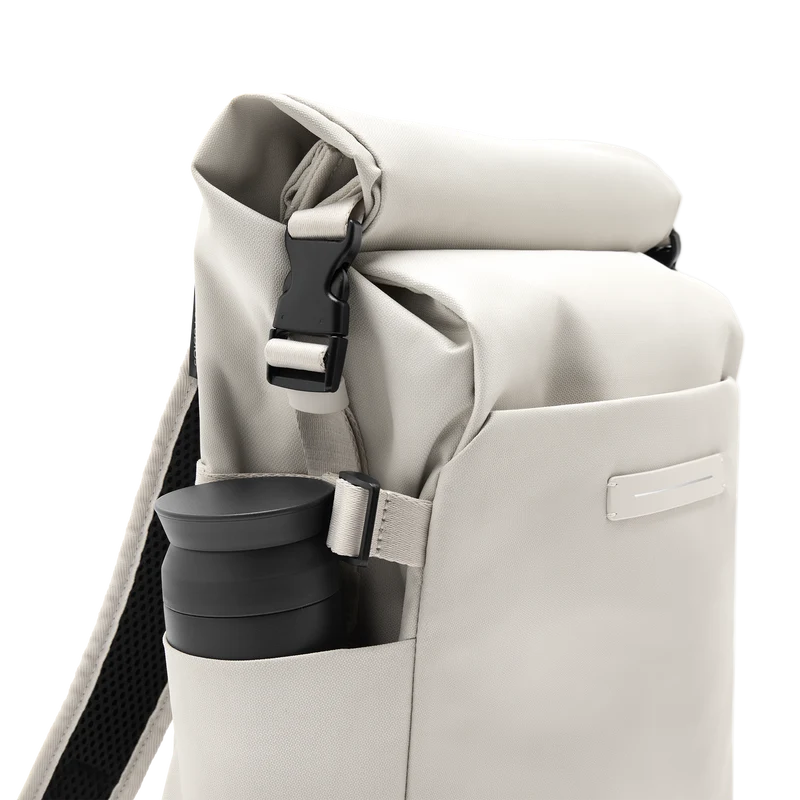 Shibuya Rolltop Backpack / Sand Grey / Recycled Nylon
