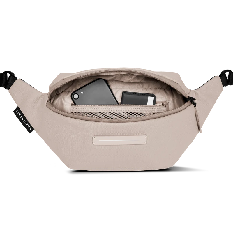 SoFo Cross-Body Bag / Sand Grey / Waxed Canvas