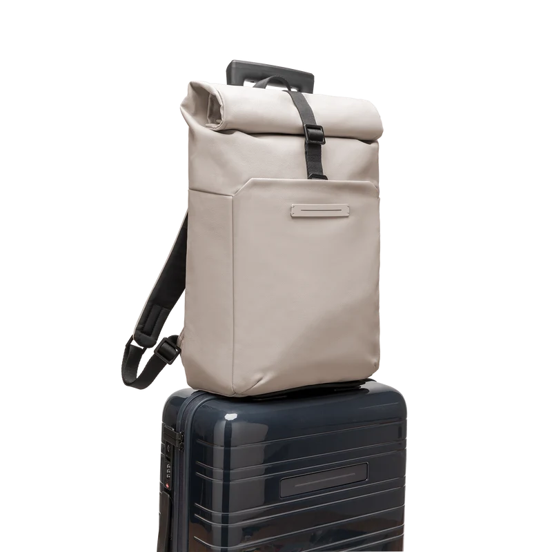 SoFo Rolltop Backpack X / Sand Grey / Waxed Canvas