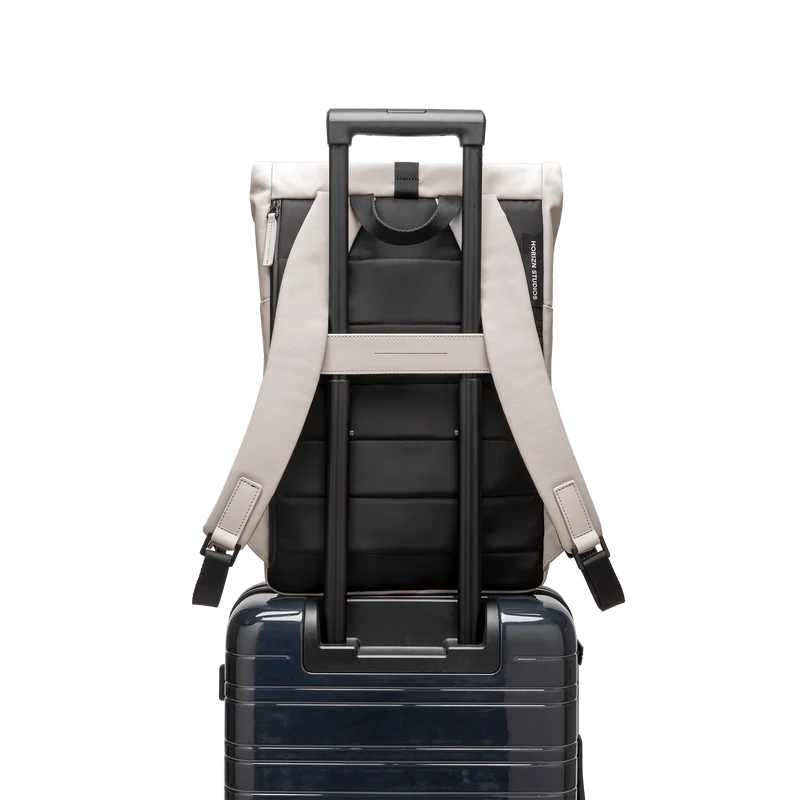 SoFo Rolltop Backpack X / Sand Grey / Waxed Canvas