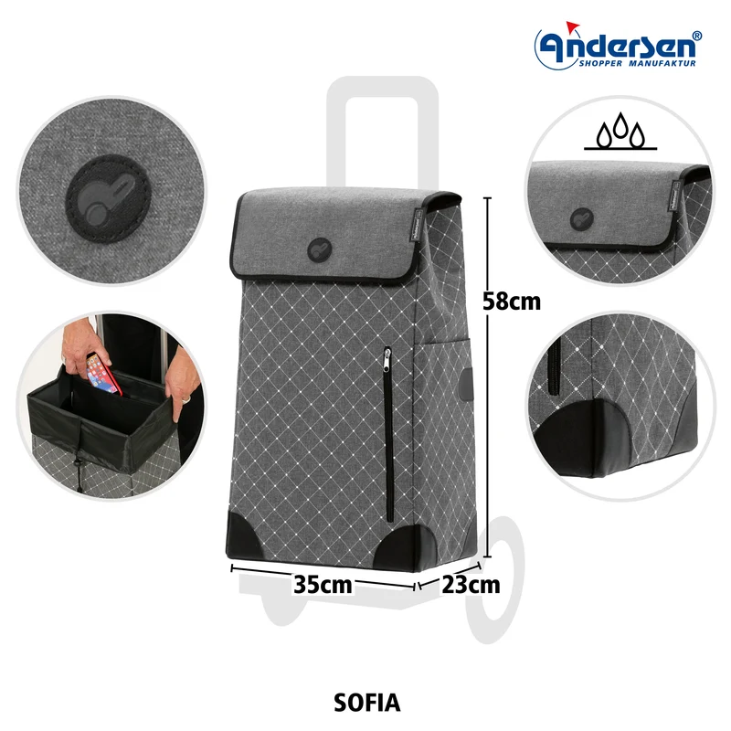 Treppensteiger Scala Shopper Sofia - Anthrazit