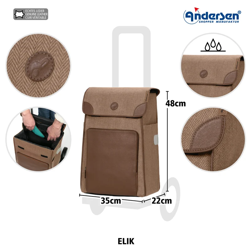Scala Shopper Plus Elik - Braun