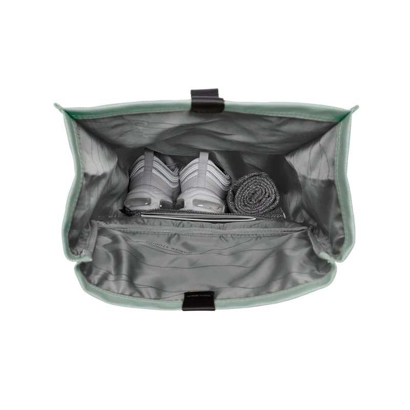 SoFo Rolltop Backpack / Marine Green / Recycled Cotton Canvas