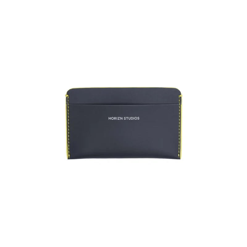 Cardholder / Night Blue - Neon Yellow