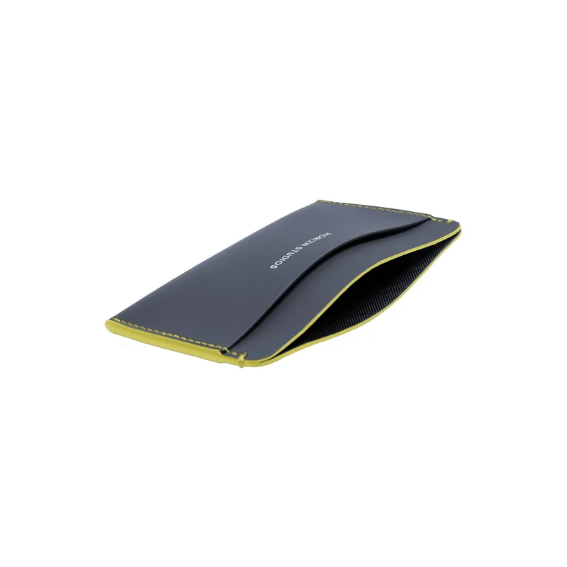 Cardholder / Night Blue - Neon Yellow