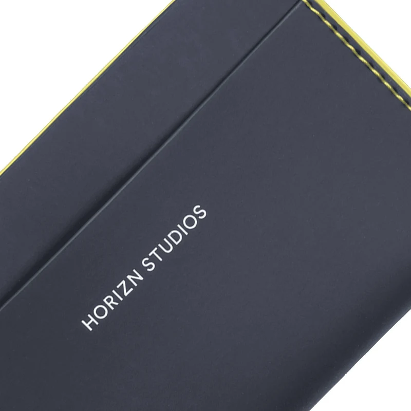 Cardholder / Night Blue - Neon Yellow