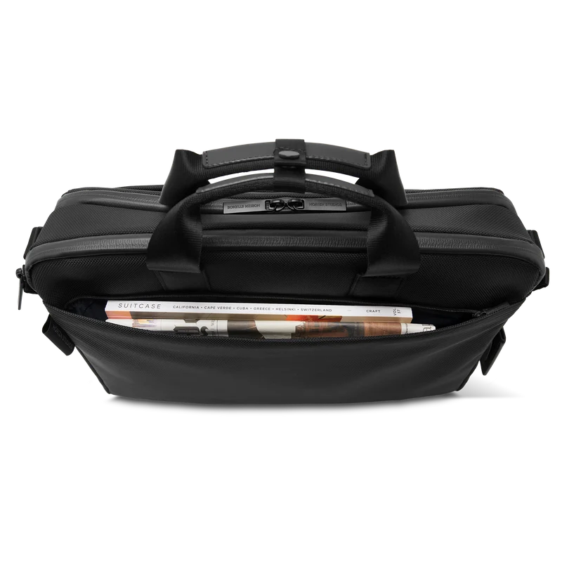 Midtown Briefcase / All Black / High-end Nylon