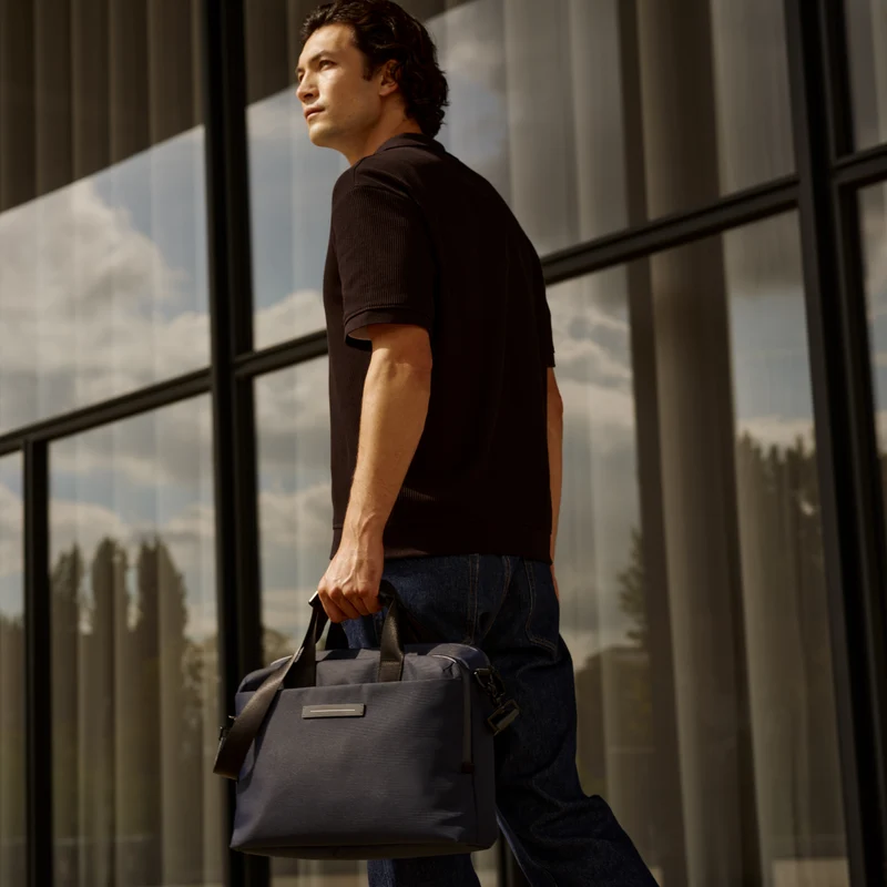 Midtown Briefcase / All Black / High-end Nylon