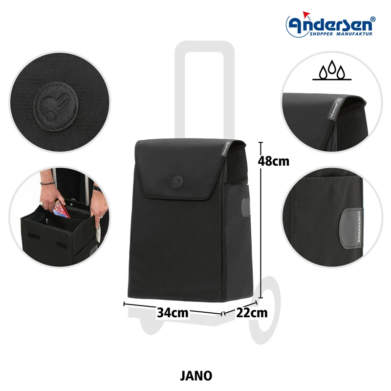 Scala Shopper Plus Jano - Schwarz