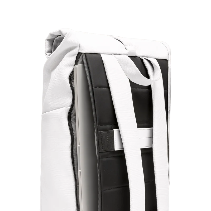 SoFo Rolltop Backpack X / All White / Waxed Canvas