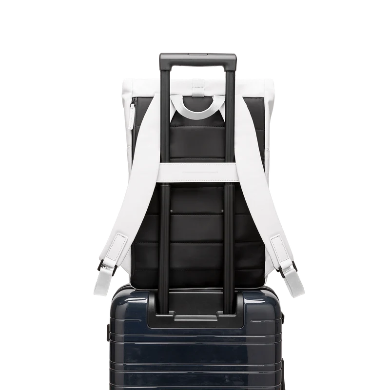 SoFo Rolltop Backpack X / All White / Waxed Canvas