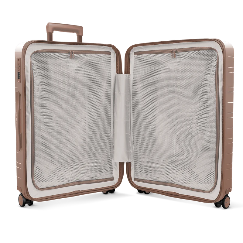 H6 / Glossy Mocha / Premium Hard Shell / Check-In Size M / RE