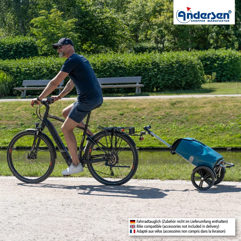 Tura Shopper Ortlieb, Kugellagerrad 29 cm - Petrol