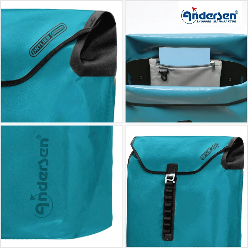 Tura Shopper Ortlieb, Kugellagerrad 29 cm - Petrol