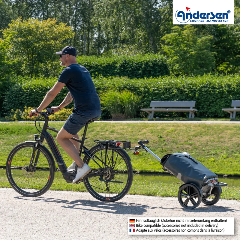 Tura Shopper Ortlieb, Kugellagerrad 29 cm - Anthrazit