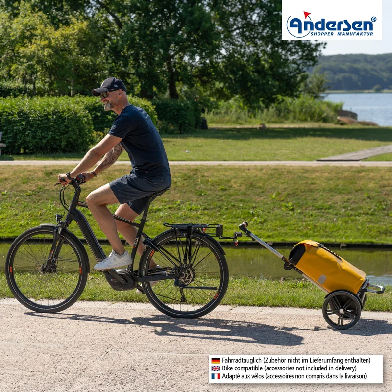 Tura Shopper Ortlieb, Kugellagerrad 29 cm - Gelb