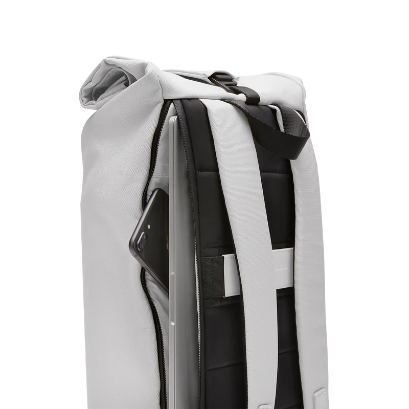 SoFo Rolltop Backpack / Light Quartz Grey / Recycled Cotton Canvas