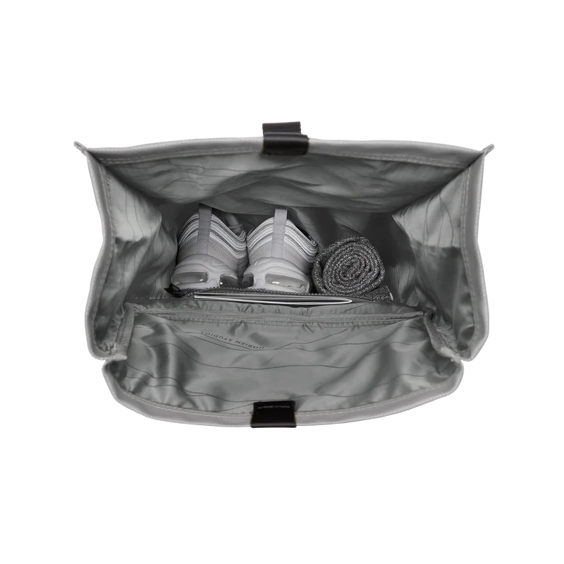 SoFo Rolltop Backpack / Light Quartz Grey / Recycled Cotton Canvas