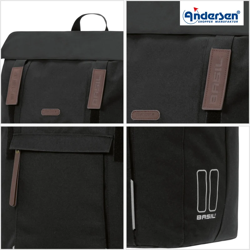 Tasche Basil City - Schwarz