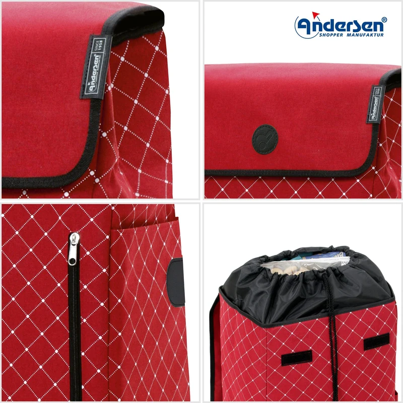 Komfort Shopper Sofia - Rot