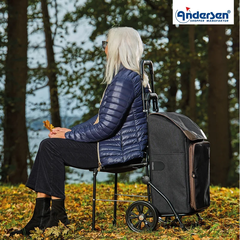 Komfort Shopper Holk - Schwarz