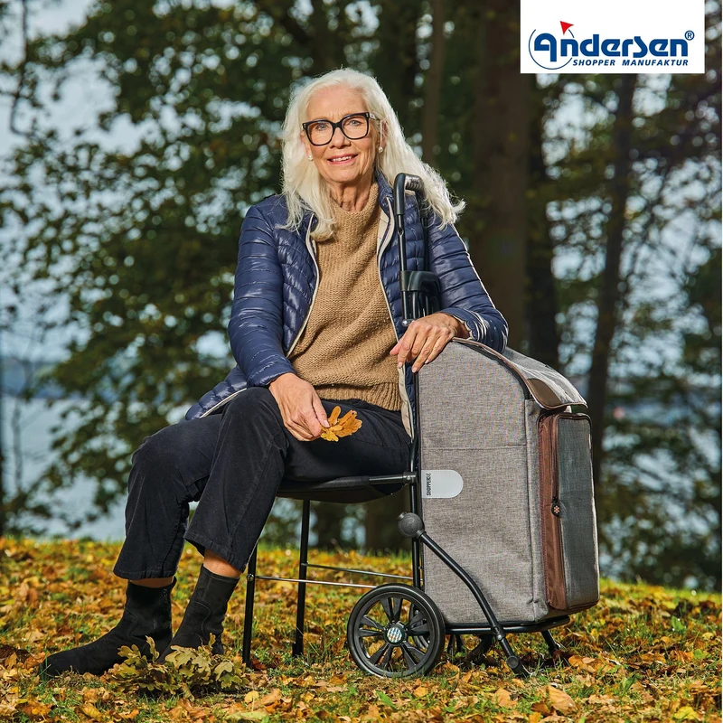 Komfort Shopper Holk - Grau