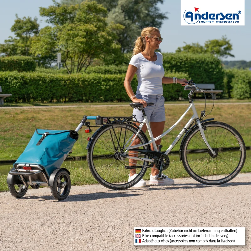 Tura Shopper Ortlieb, Luft-Kugellagerrad 29 cm - Petrol