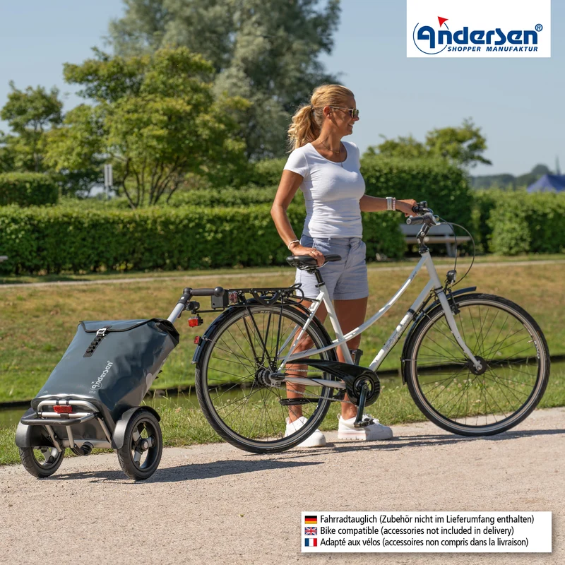 Tura Shopper Ortlieb, Luft-Kugellagerrad 29 cm - Anthrazit