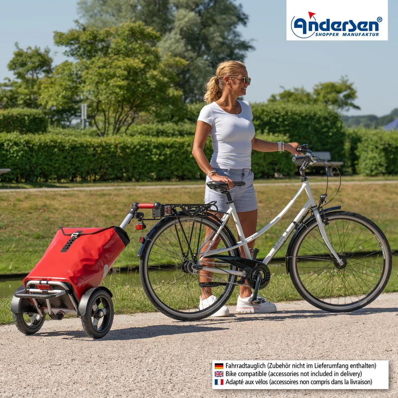Tura Shopper Ortlieb, Luft-Kugellagerrad 29 cm - Rot
