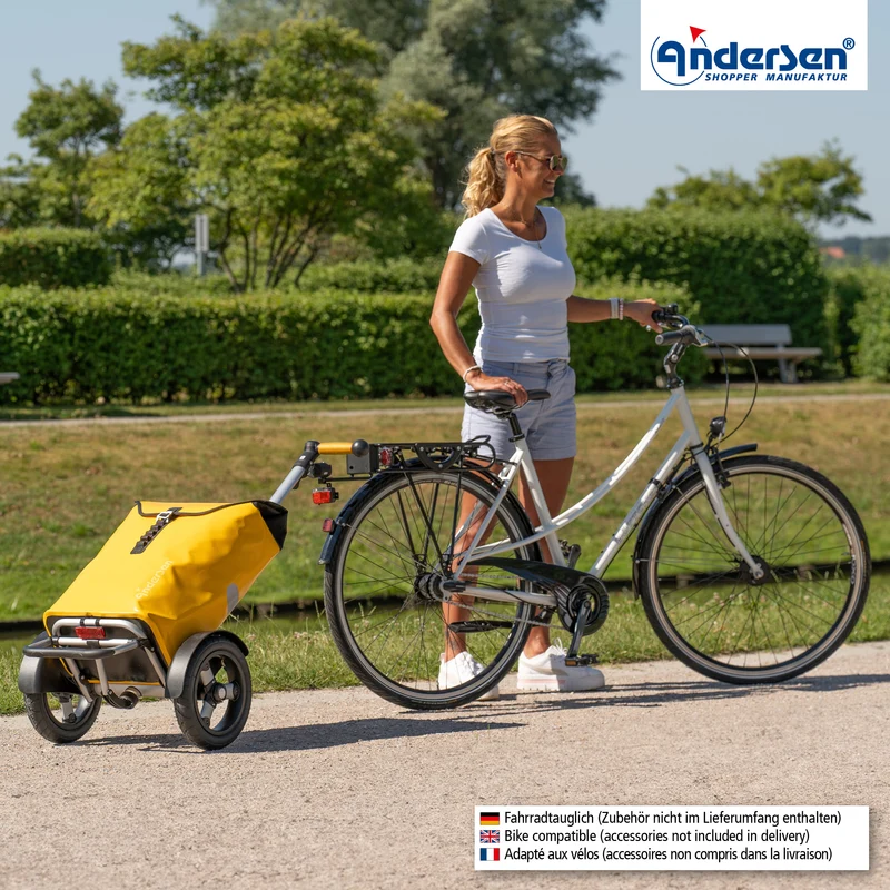 Tura Shopper Ortlieb, Luft-Kugellagerrad 29 cm - Gelb