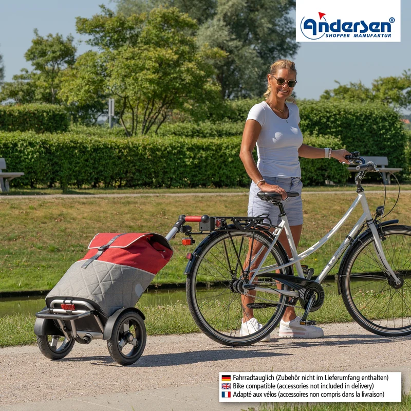 Tura Shopper Lasse, Luft-Kugellagerrad 29 cm - Rot