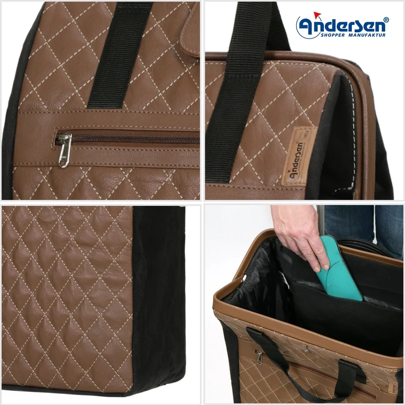 Royal Shopper Inra, Metallspeichenrad 25 cm - Braun