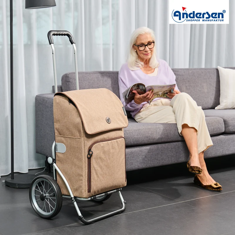 Royal Shopper Ipek Maxi, Metallspeichenrad 25 cm - Sand