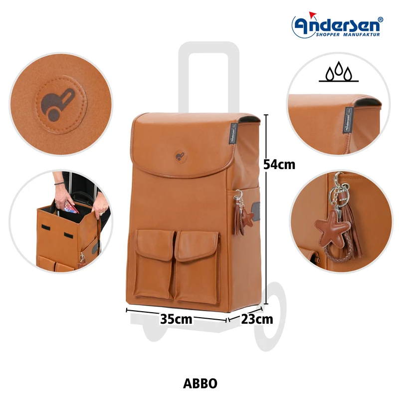 Royal Shopper Abbo, Metallspeichenrad 25 cm - Braun