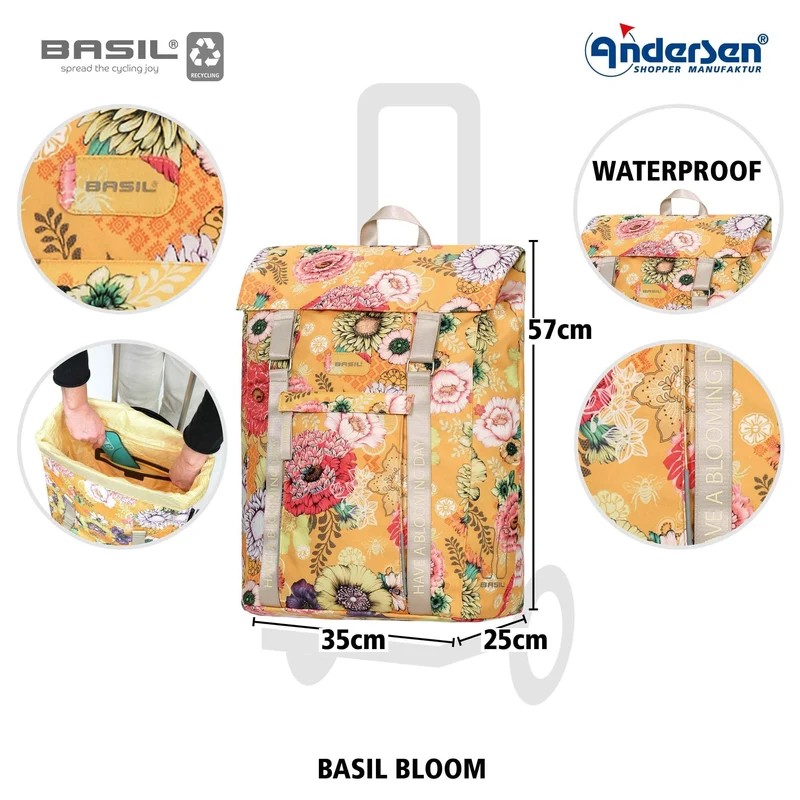 Alu Star Shopper Basil Bloom - Gelb