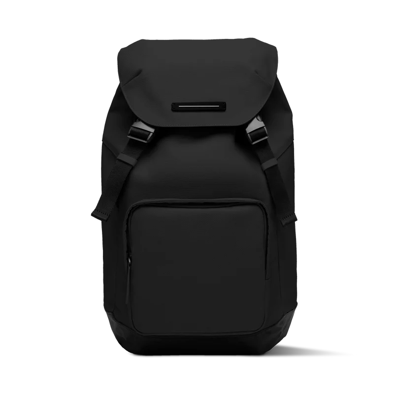 SoFo Backpack City / Black / Recycled Waxed Canvas