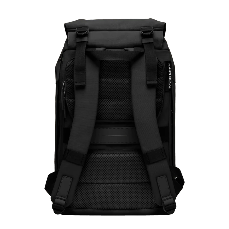 SoFo Backpack City / Black / Recycled Waxed Canvas