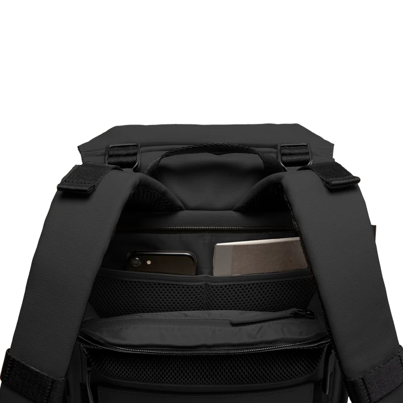 SoFo Backpack City / Black / Recycled Waxed Canvas