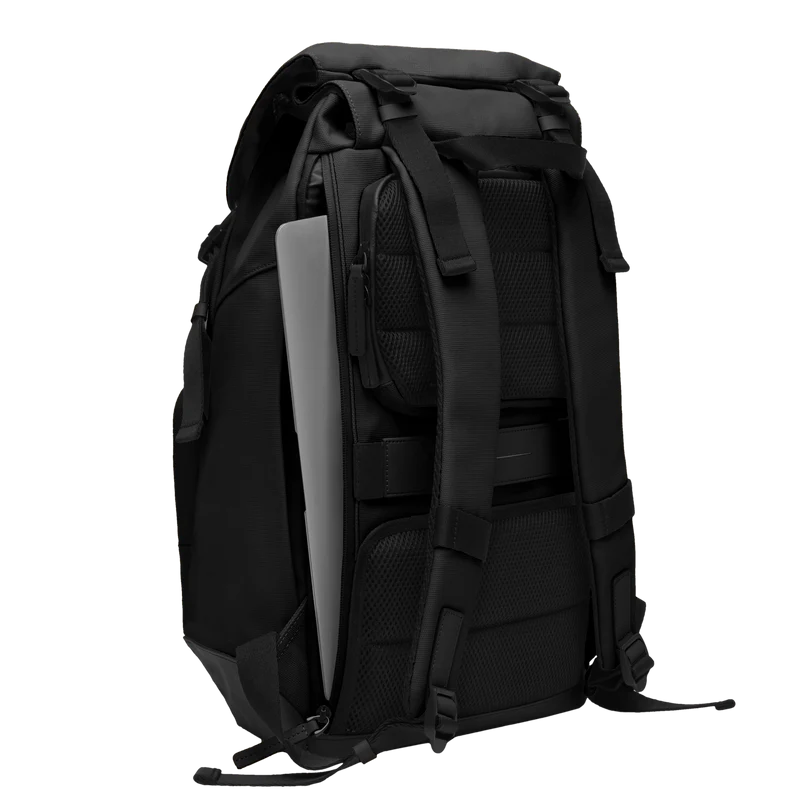 SoFo Backpack City / Black / Recycled Waxed Canvas