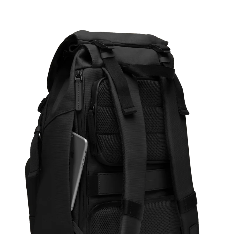 SoFo Backpack City / Black / Recycled Waxed Canvas