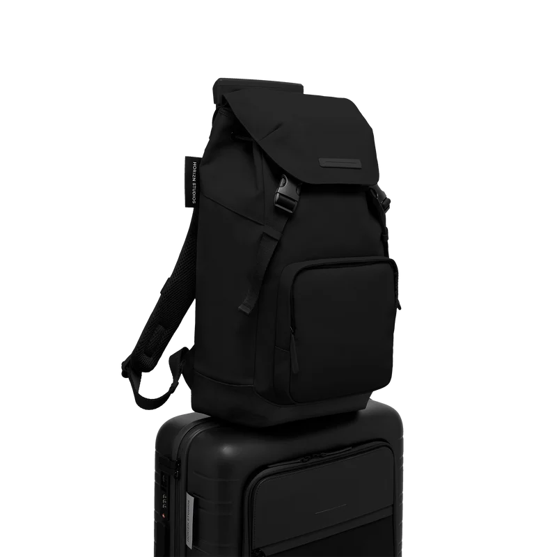 SoFo Backpack City / Black / Recycled Waxed Canvas