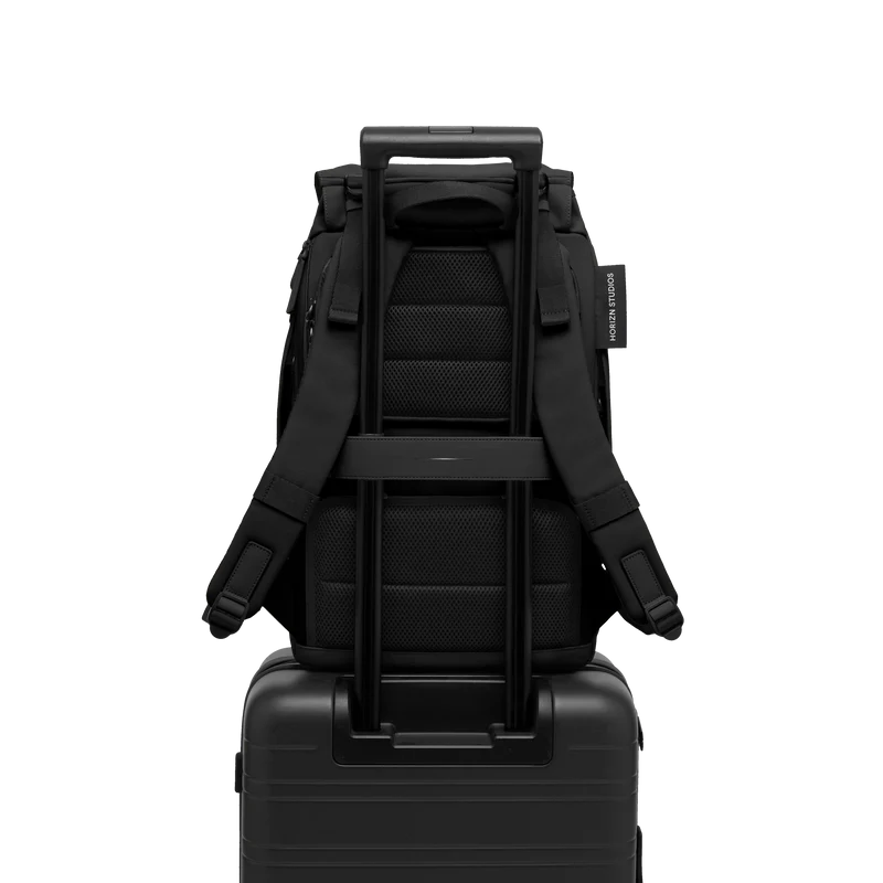 SoFo Backpack City / Black / Recycled Waxed Canvas