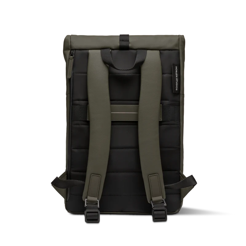 SoFo Rolltop Backpack X / Dark Olive / Waxed Canvas