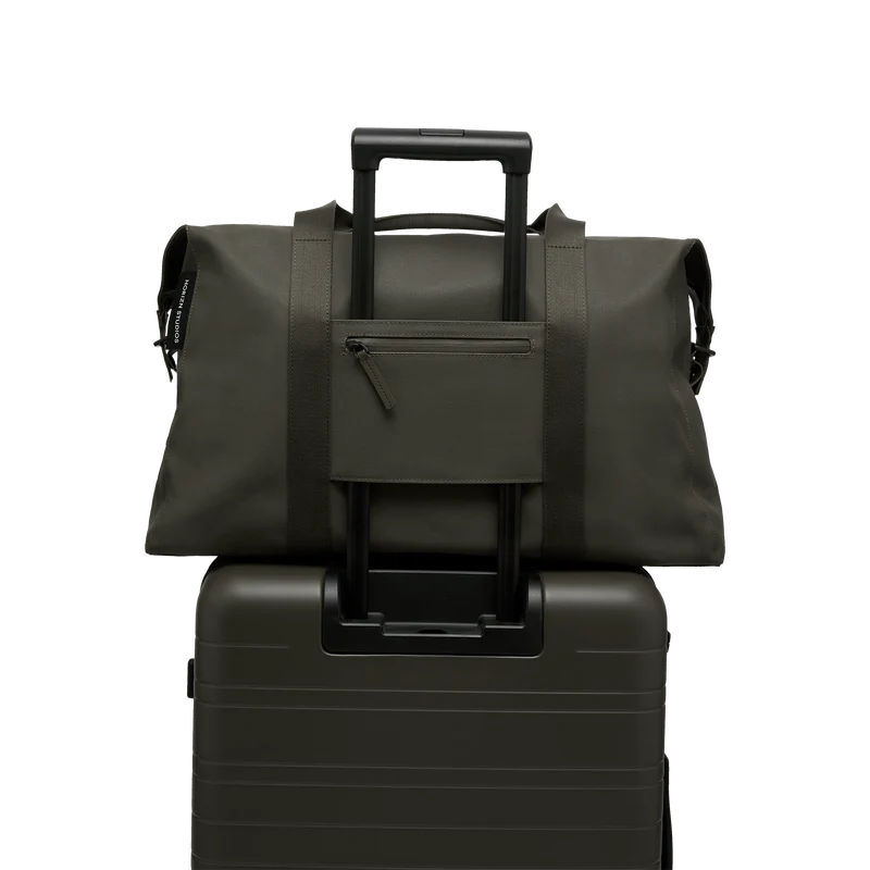 SoFo Weekender L / Dark Olive / Recycled Waxed Canvas / Size L