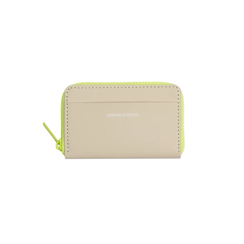 Wallet / Sand / Neon Yellow