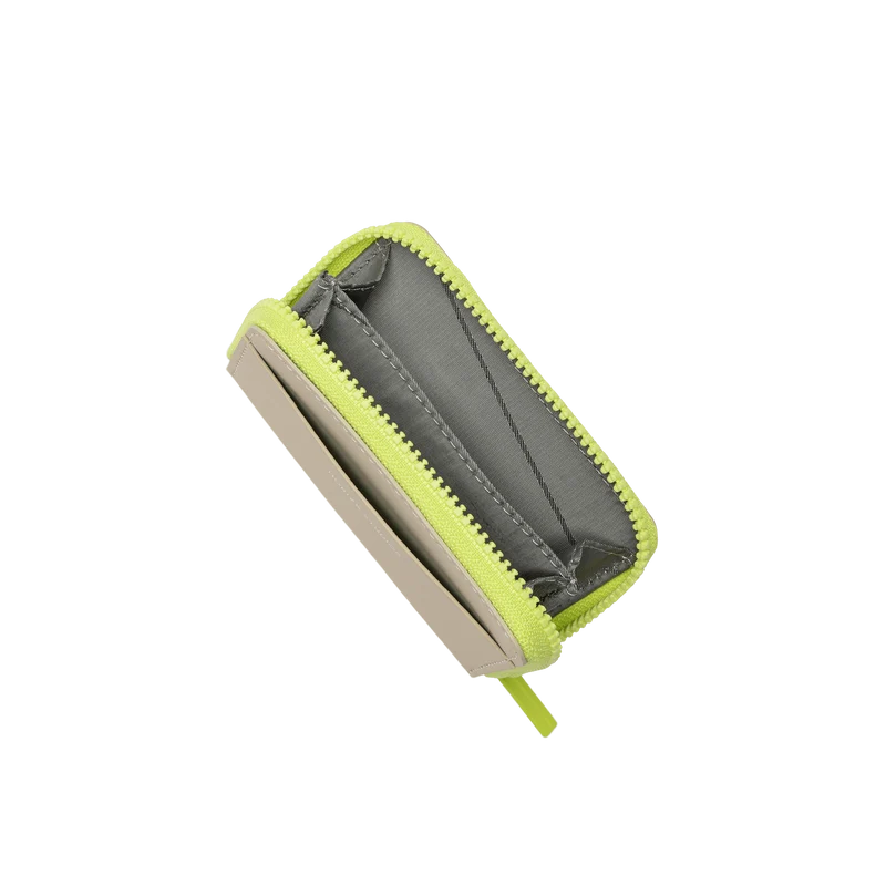 Wallet / Sand / Neon Yellow