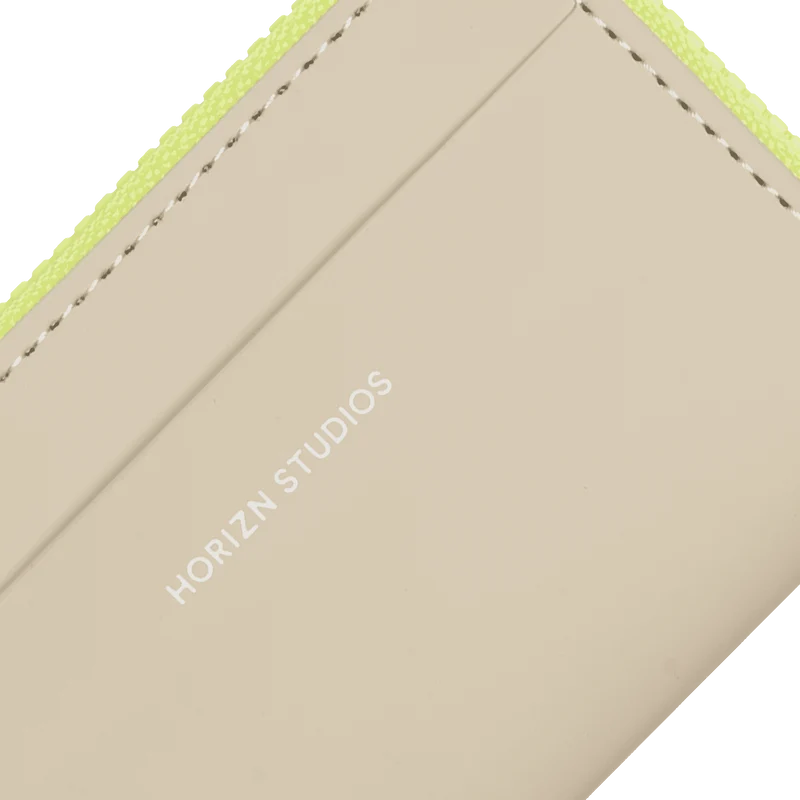 Wallet / Sand / Neon Yellow