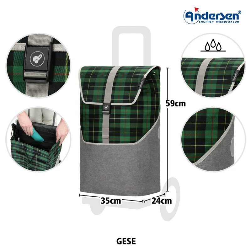 Royal Shopper Gese, Metallspeichenrad 25 cm - Grün