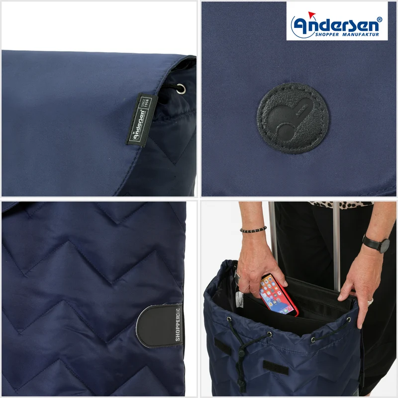 Royal Shopper Hilma, Metallspeichenrad 25 cm - Blau